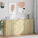 skænk 160x36x75 cm konstrueret træ sonoma-eg