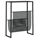 magasinholder 35x15x45 cm stål sort
