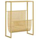 magasinholder 35x15x45 cm stål guldfarvet