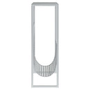 magasinholder 35x15x45 cm stål sølvfarvet