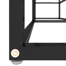 tv-bord 140x40x40,5 cm hærdet glas transparent
