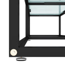 tv-bord 160x40x40,5 cm hærdet glas marmoreffekt hvid