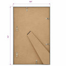 billedrammer 3 stk. til bord 13x18 cm MDF sølvfarvet