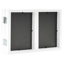 folderamme til 3 billeder 28x18 cm + 2x(13x18 cm) hvid