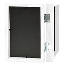 folderamme til 2 billeder 2x(21x29,7 cm) hvid