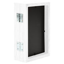 folderamme til 2 billeder 2x(21x29,7 cm) hvid