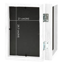 folderamme til 2 billeder 2x(21x29,7 cm) hvid