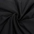 elastisk 3-personers sofabetræk polyesterjersey sort