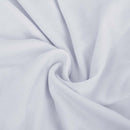 elastisk 2-personers sofabetræk polyesterjersey hvid