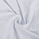 elastisk 4-personers sofabetræk polyesterjersey hvid