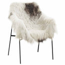 gulvtæppe (60-70)x(90-100) cm fårelæder flerfarvet