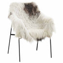 gulvtæppe (60-70)x(90-100) cm fårelæder flerfarvet