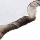 gulvtæppe (60-70)x(90-100) cm fårelæder flerfarvet