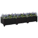 højbed 120x40x23 cm polypropylen