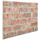 Vægpaneler 10 stk. 100 x 50 cm Rød EPS Skum