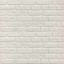 Vægpaneler 10 stk. 100 x 50 cm Hvid EPS Skum