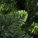 kunstigt juletræ med lys og kuglesæt 210 cm grøn
