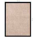 dørmåtte 40x60 cm beige