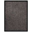 dørmåtte 60x80 cm stribet beige
