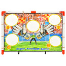 fodboldmål med målvæg til børn 120x51x77,5 cm
