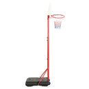 basketballsæt 200-236 cm transportabelt og justerbart