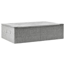 opbevaringskasse 70x40x18 cm stof grå