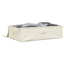 opbevaringskasse 70x40x18 cm stof cremefarvet