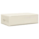 opbevaringskasse 70x40x18 cm stof cremefarvet