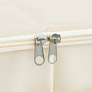 opbevaringskasser 2 stk. 70x40x18 cm stof cremefarvet