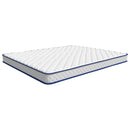Madras vidaXL Madras Blød Hvid Hvid 200 x 160 x 17 cm PU Skum