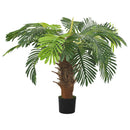 kunstig cycaspalme med potte 90 cm grøn