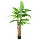 kunstig bananpalme med potte 300 cm grøn