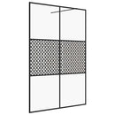 brusevæg 140x195 cm med klart sikkerhedsglas