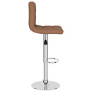 barstole 2 stk. stof brun
