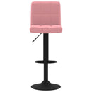 barstole 2 stk. fløjl pink
