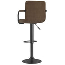 barstole 2 stk. stof brun