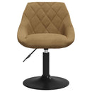 Svingstole til spisebord 2 pcs Brun 46 x 44 x 77.5 cm