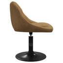 Svingstole til spisebord 2 pcs Brun 46 x 44 x 77.5 cm