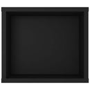 væghængt tv-bord 100x30x26,5 cm konstrueret træ sort