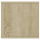 væghylde 102x30x29 cm konstrueret træ sonoma-eg