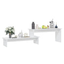 tv-bord 180x30x43 cm konstrueret træ hvid