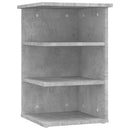sideskab 35x35x55 cm konstrueret træ betongrå