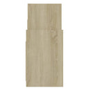 sideskab 60x26x60 cm konstrueret træ sonoma-eg