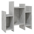 sideskab 60x26x60 cm konstrueret træ betongrå