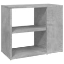 sideskab 60x30x50 cm konstrueret træ betongrå