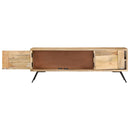 tv-skab 110x30x40 cm massivt mangotræ