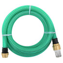 sugeslange med messingkoblinger 1,1" 7 m PVC grøn