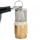 sugeslange med messingkoblinger 1,1" 25 m PVC grøn