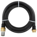 sugeslange med messingkoblinger 1,1" 5 m PVC sort