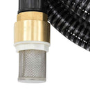 sugeslange med messingkoblinger 1,1" 5 m PVC sort